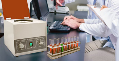 centriguga de laboratorio para separar muestras