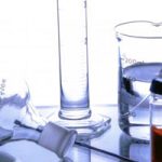 material de vidrio química